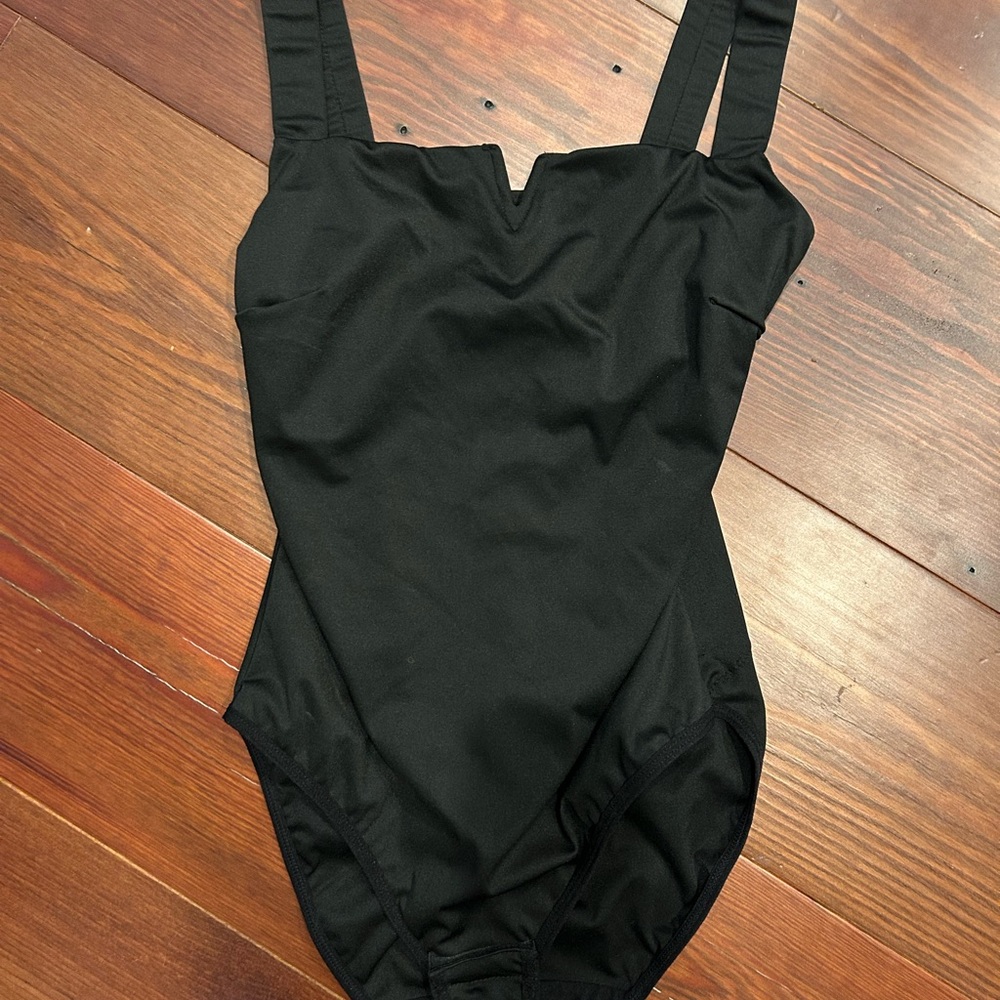Sleek Black Women's Bodysuit